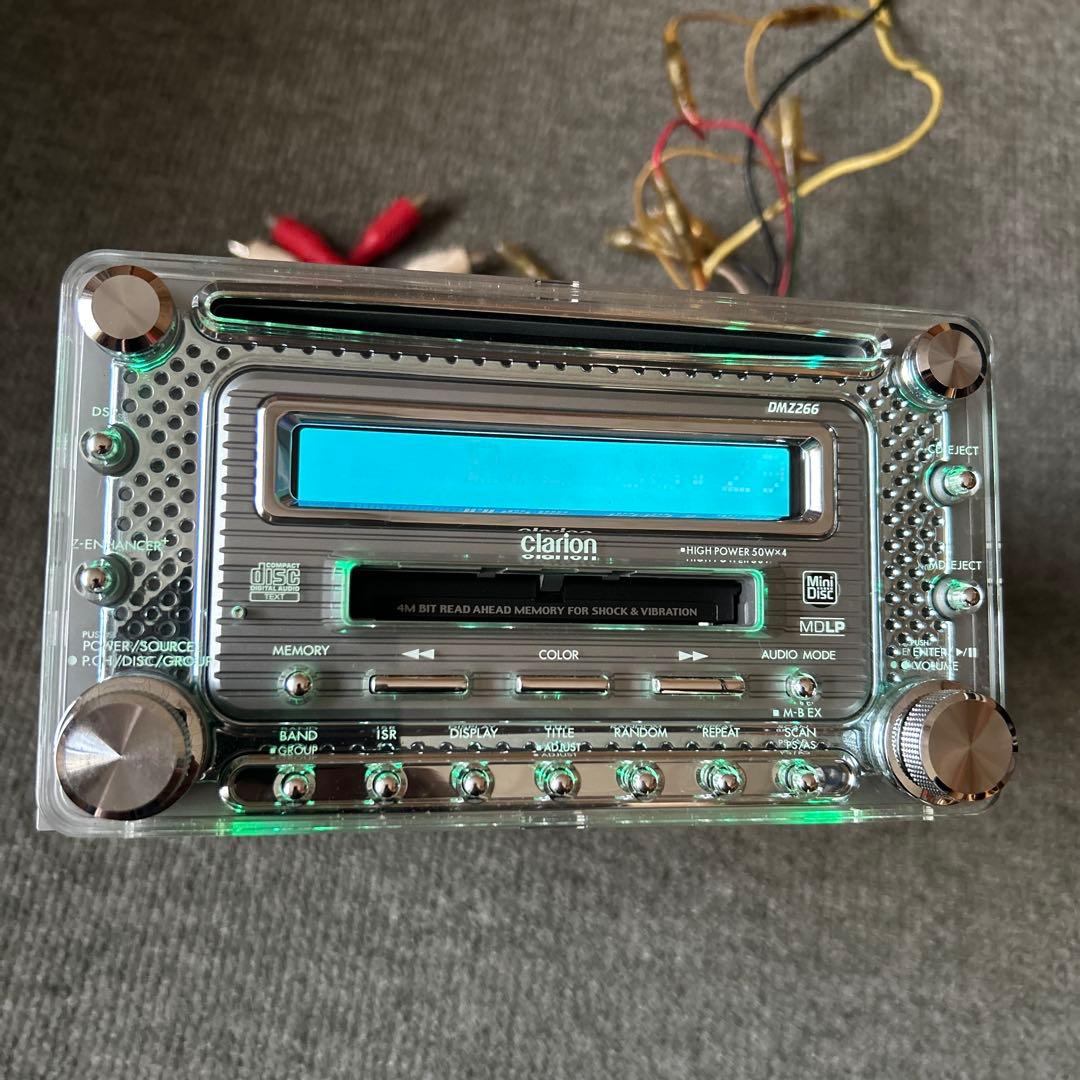 クラリオン 2DIN CD/MDセンターユニット DMZ266 カーオーディオ