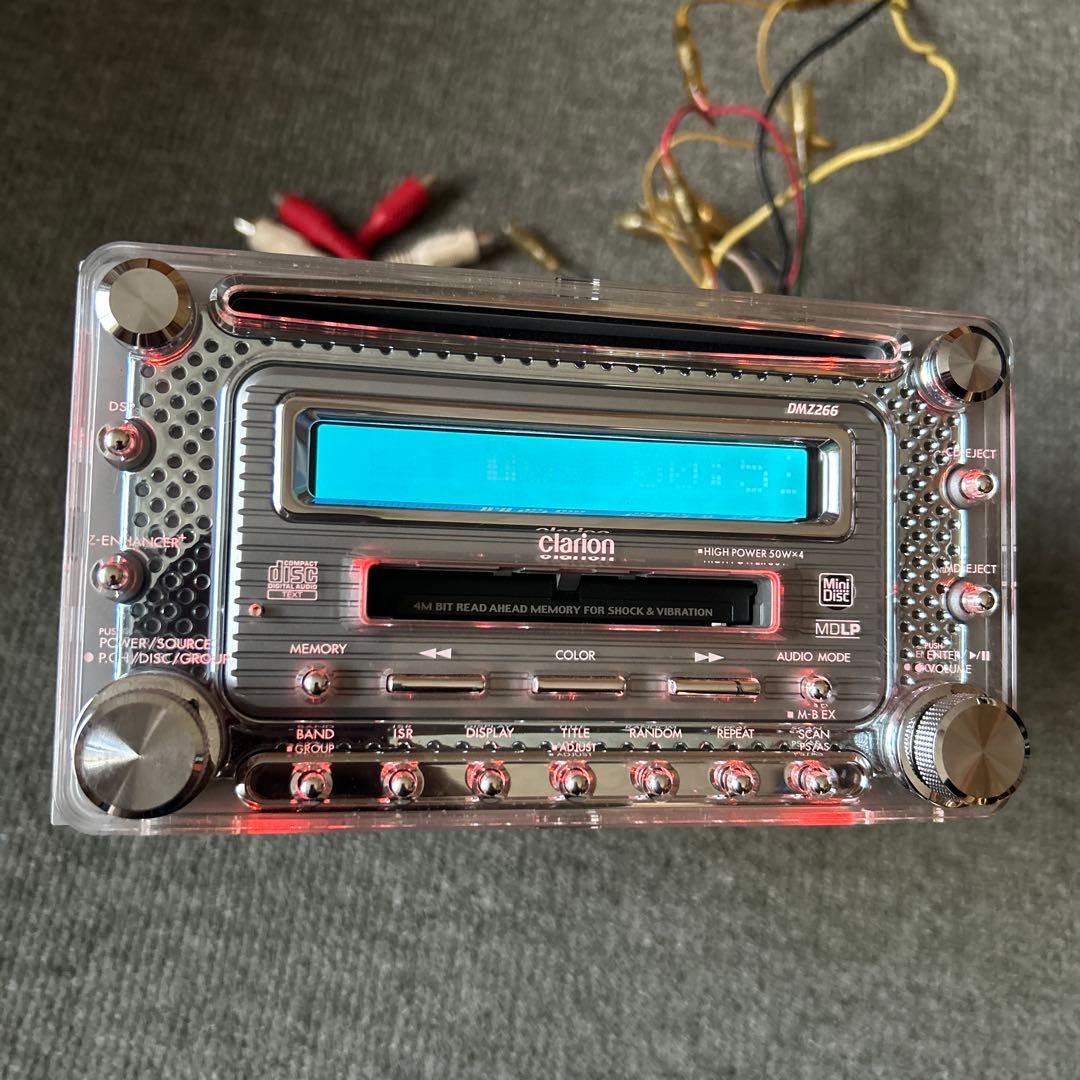 クラリオン 2DIN CD/MDセンターユニット DMZ266 カーオーディオ