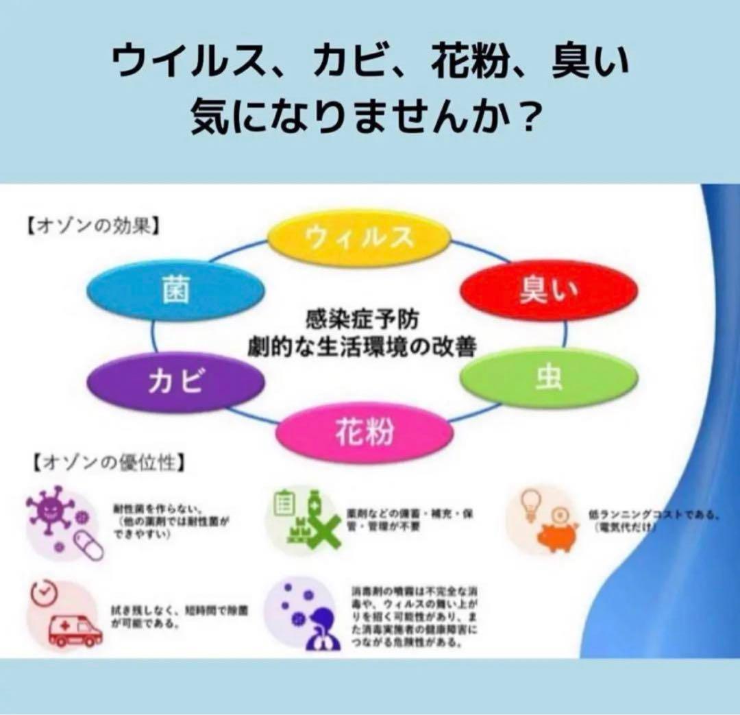 AIR CLOVERオゾン脱臭器・脱臭器 気になる臭い ウイルス除菌 2台セット