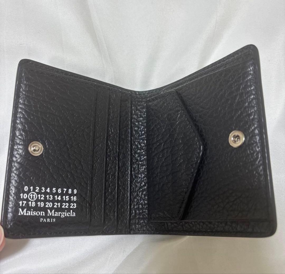 Maison Margiela メゾンマルジェラ　二つ折り財布 ブラック　美品