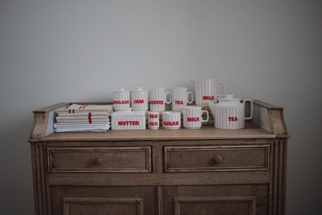 レアHornsea・ホーンジー/蓋付きバターケース