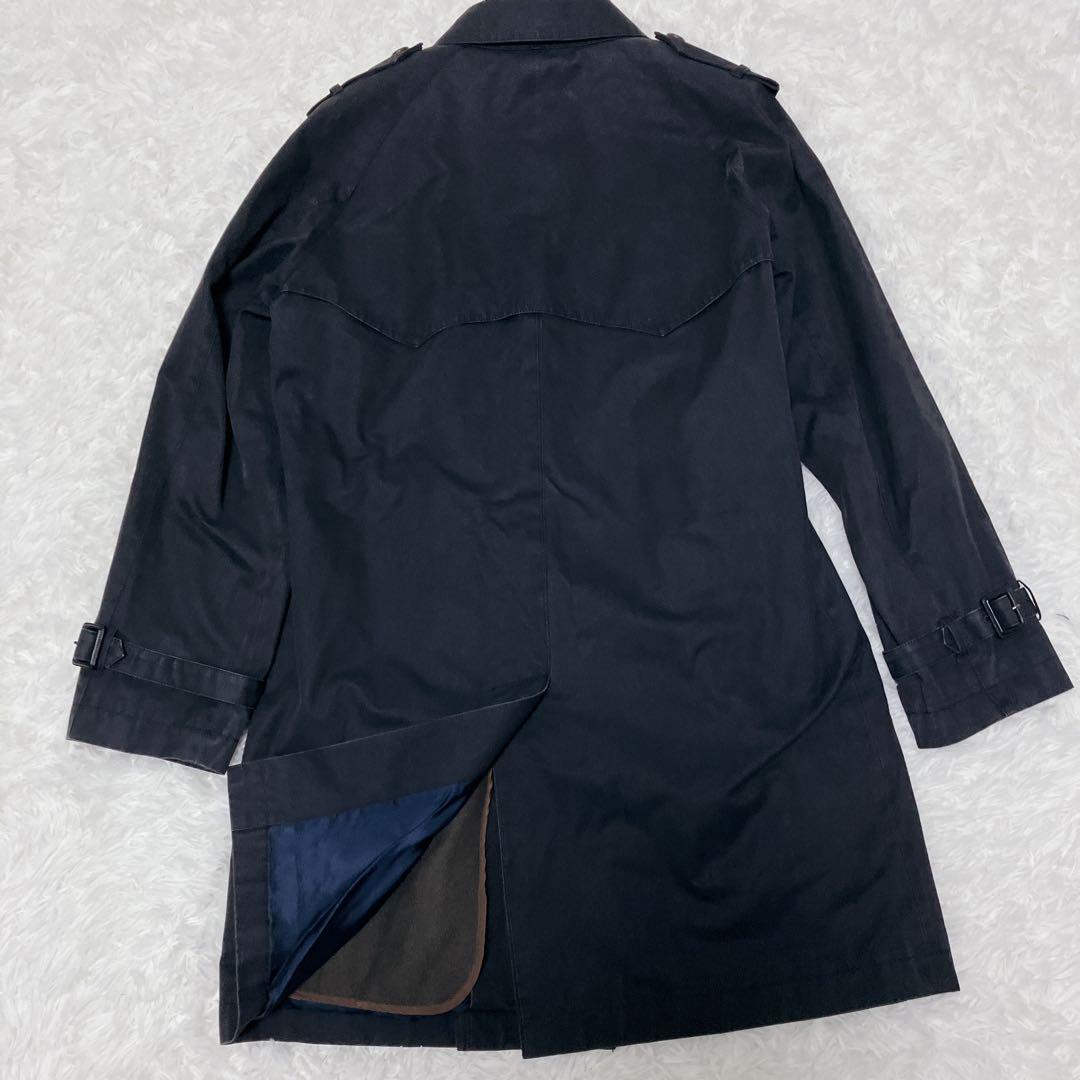 極美品J.PRESS 紺ブレ ダブル ＸL 金ボタン ブレザー ネイビー AB7