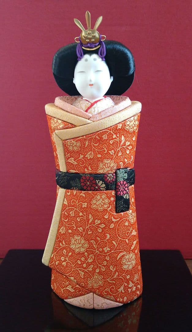 立ち雛 雛人形 神雛 彩華立雛 木目込み人形 台座付き