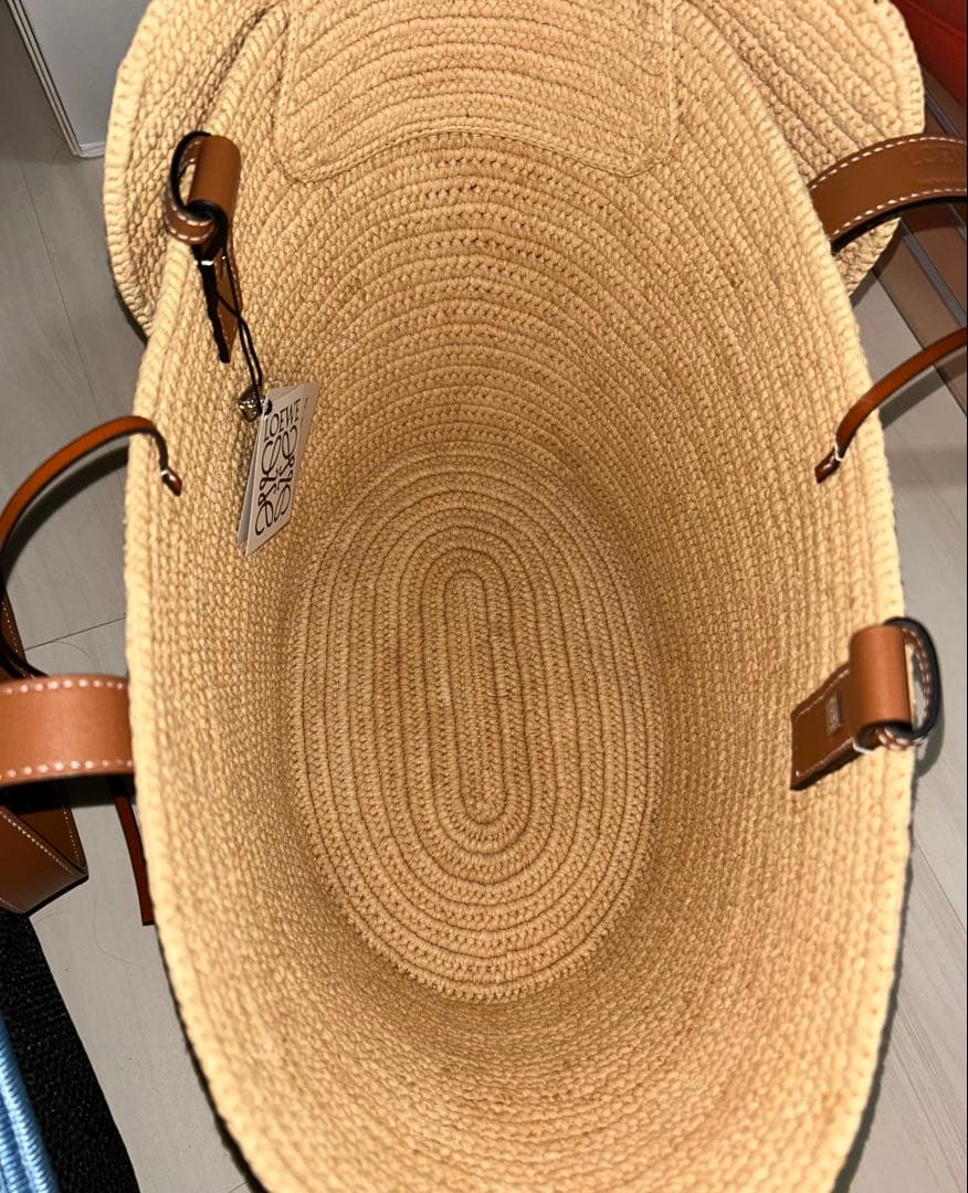 LOEWE エレファントモチーフ かごバッグ