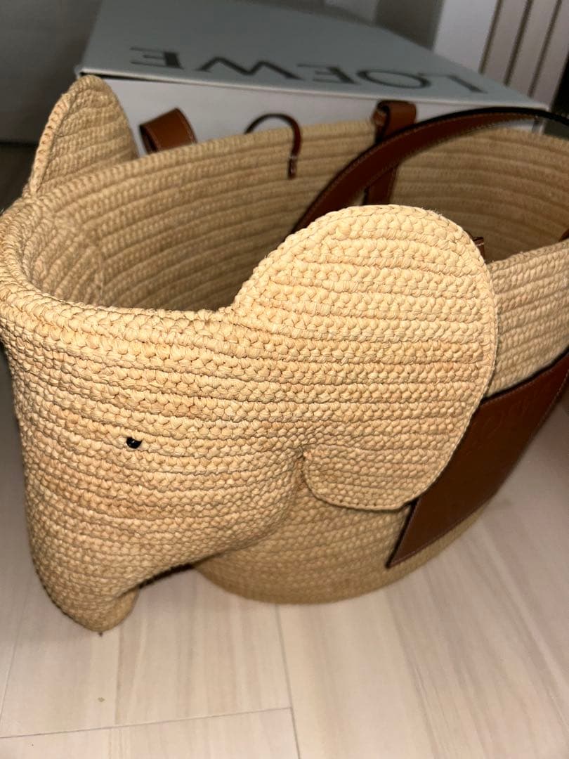 LOEWE エレファントモチーフ かごバッグ