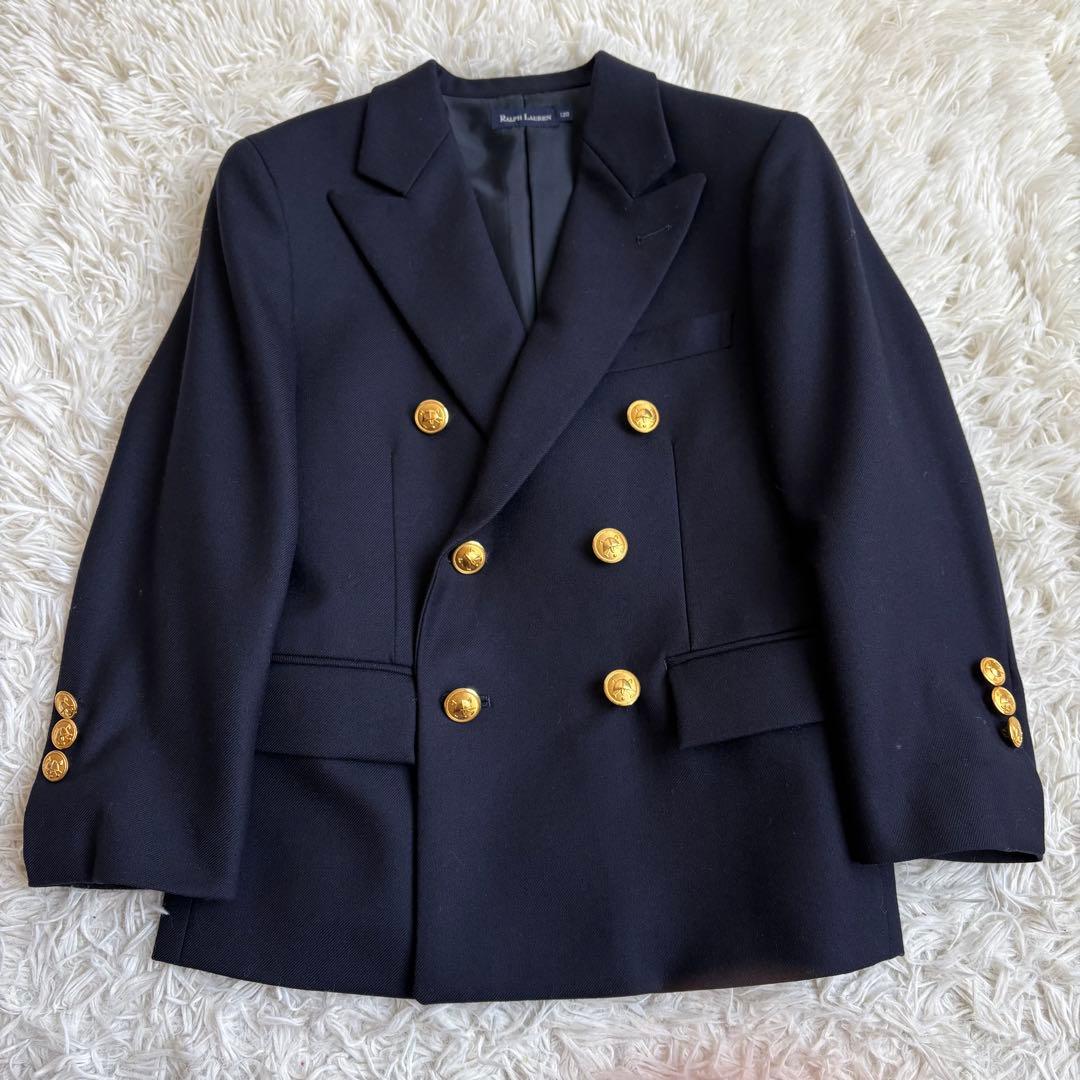 ラルフローレン✨フォーマルセットアップ スーツ 豪華4点 110-120 紺ブレ