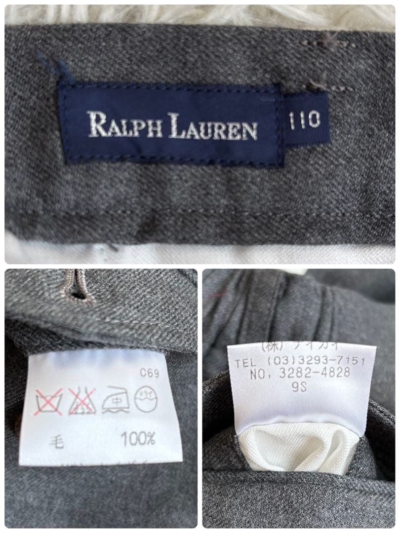 ラルフローレン✨フォーマルセットアップ スーツ 豪華4点 110-120 紺ブレ