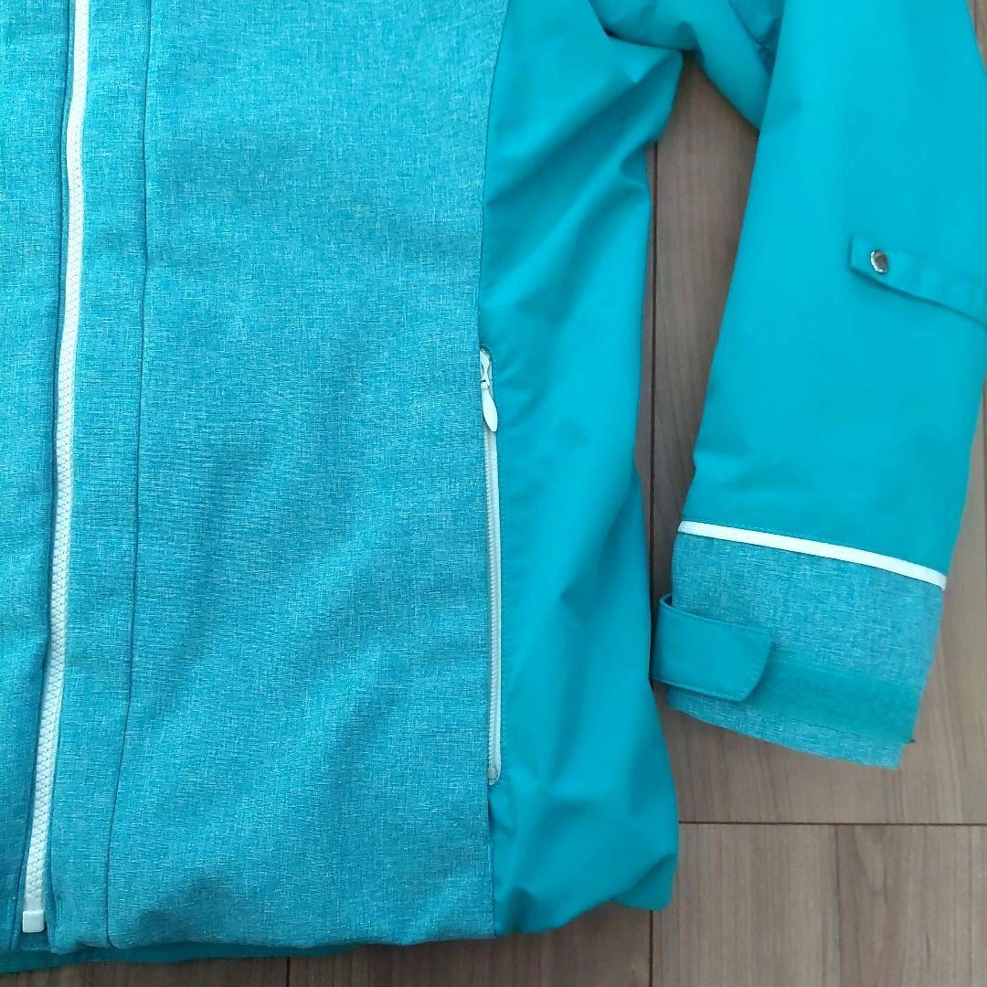 DESCENTE スキーウェア 女性用 グリーン 上下セット M