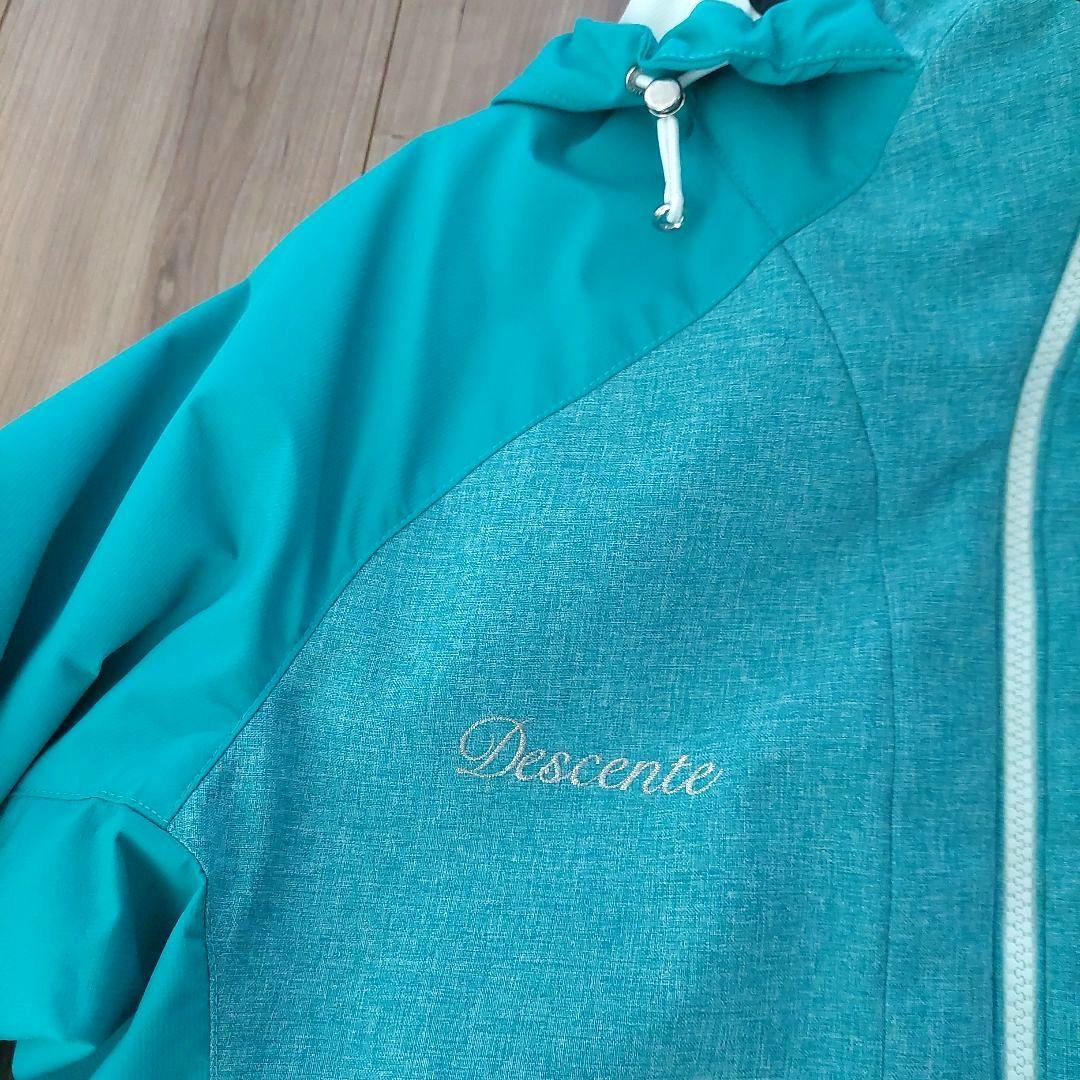 DESCENTE スキーウェア 女性用 グリーン 上下セット M