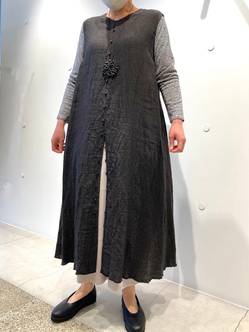 ババグーリ　無地なのに雰囲気たっぷりなワンピース　ジャンスカにも　ヨーガンレール