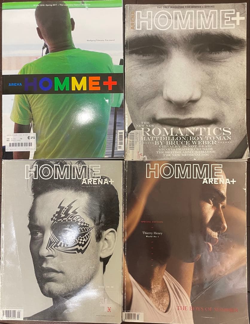 追加しましたARENA HOMME+ 8冊セット