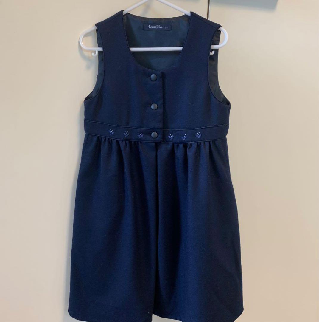 ファミリア フォーマル　ブレザー＆ワンピース　小学校お受験用