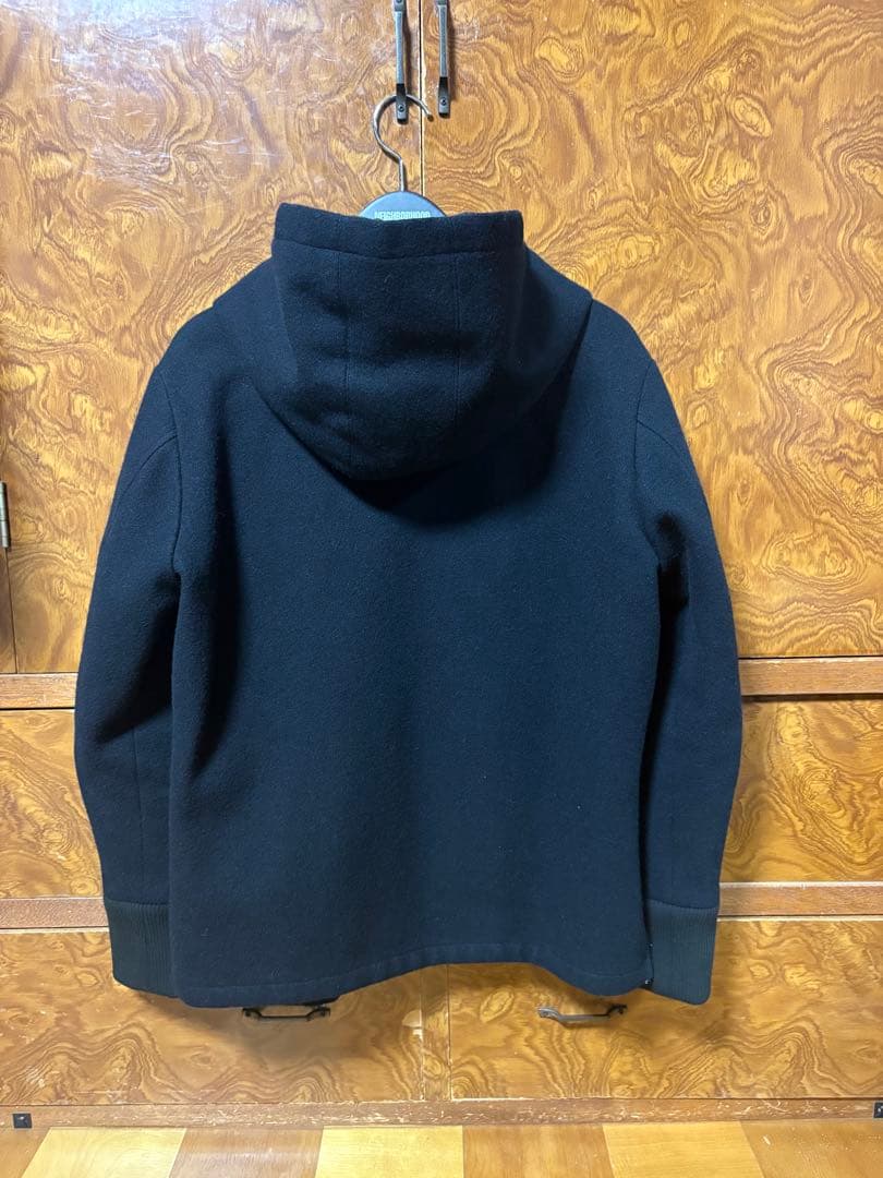 ブラックトップモーターサイクルウールフードジャケットbtmcサイズM