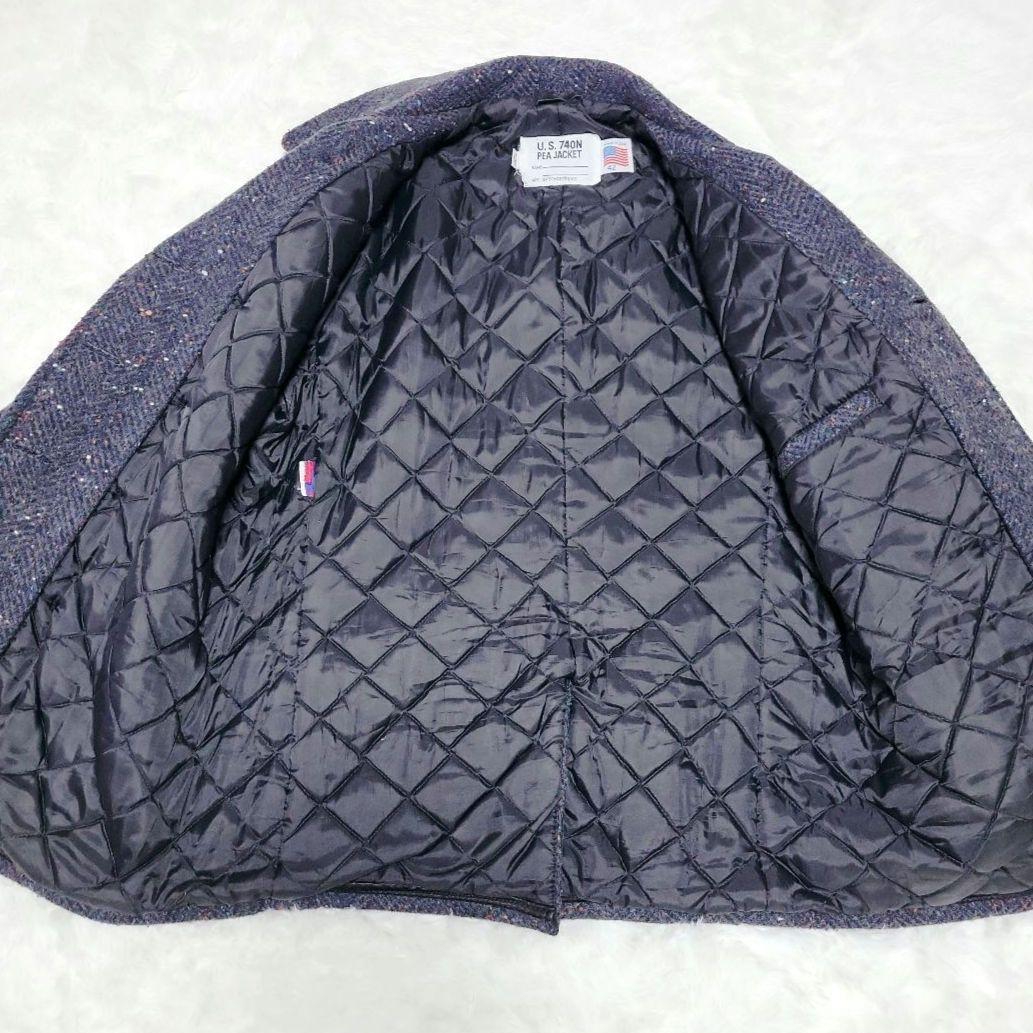 激レア ツイード✨SCHOTT U.S.740N Pコート 740MT 42