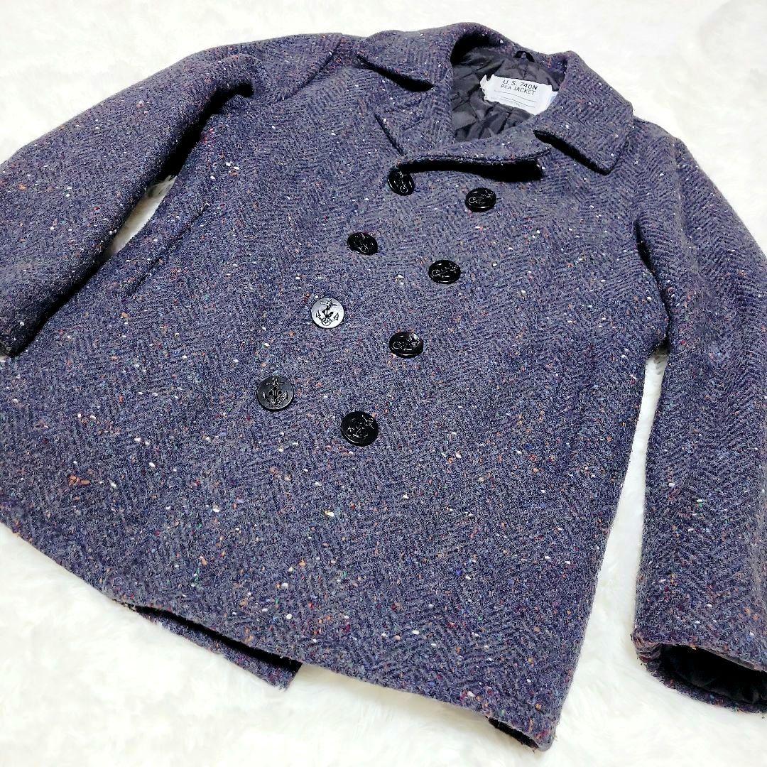 激レア ツイード✨SCHOTT U.S.740N Pコート 740MT 42