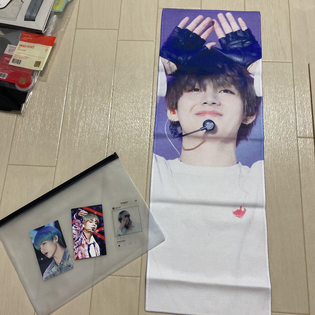 テヒョン　スローガン　フラッグ　うちわ　プレミアムフォト　ランヤードフォト