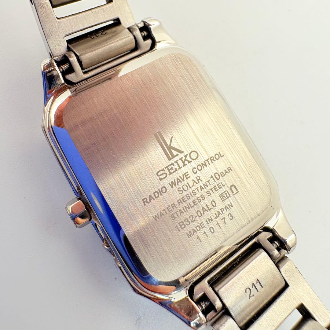 新品電池 SEIKO セイコー LUKIA ルキア 電波ソーラー シルバー 稼働