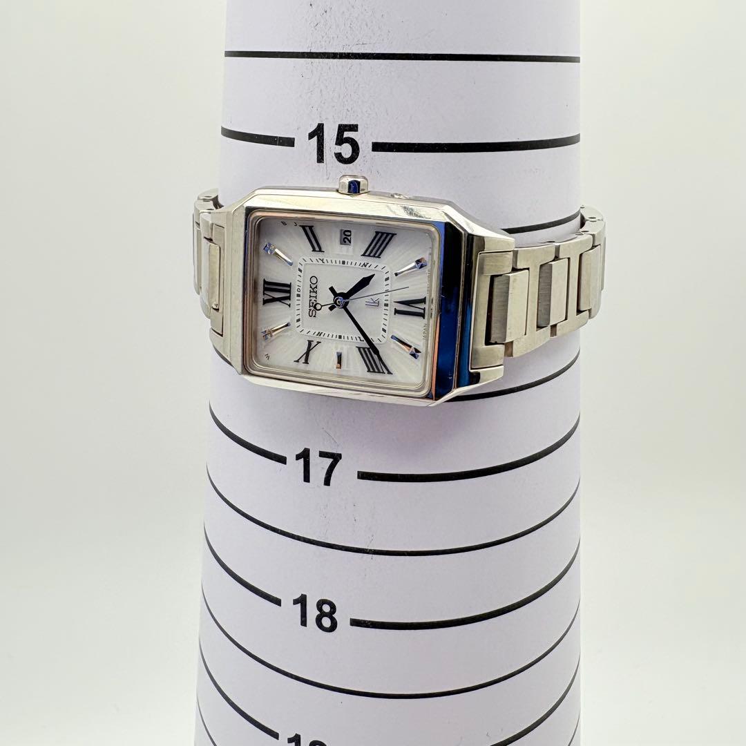 新品電池 SEIKO セイコー LUKIA ルキア 電波ソーラー シルバー 稼働