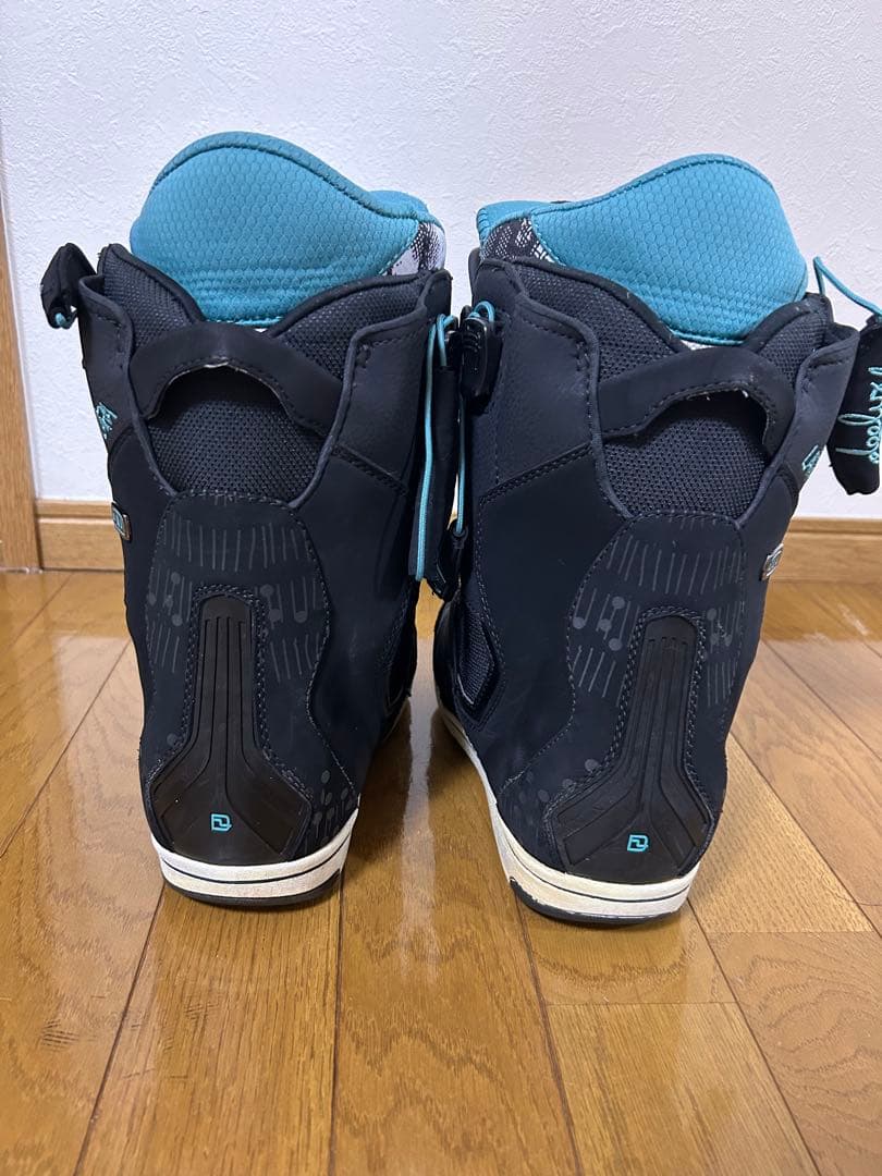 DEELUXE スノーボードブーツ 23.5cm ブラック/ターコイズ