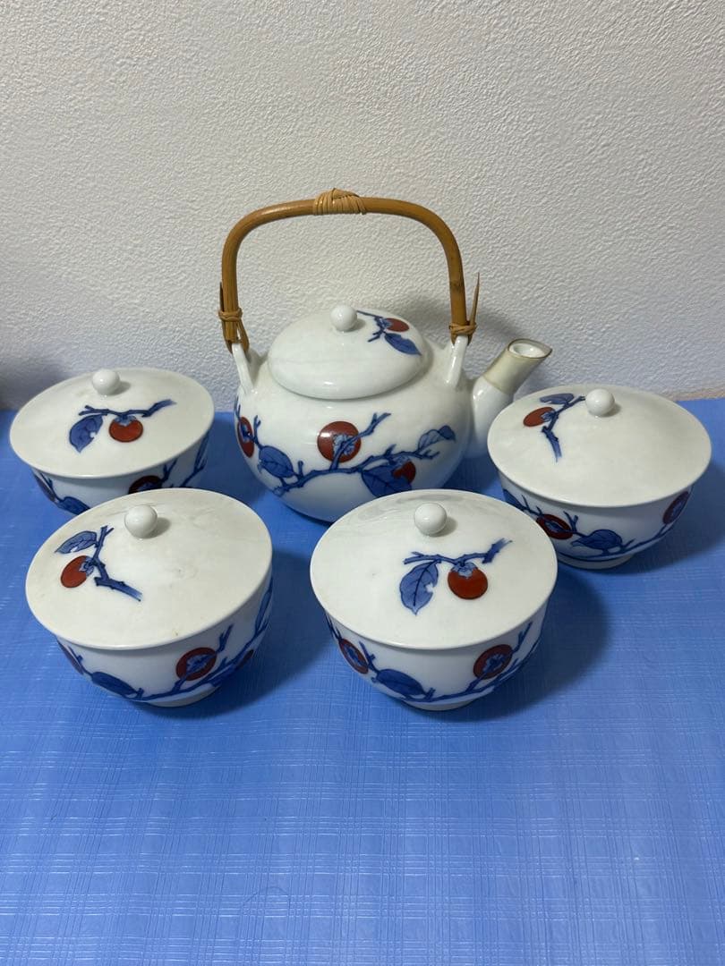 蔵出し品　十三代酒井田柿右衛門　番茶器　煎茶道具