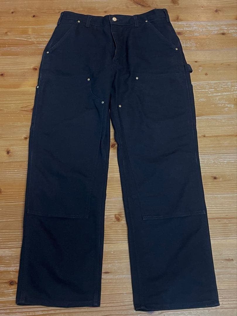 カーハート　ダブルニー　USA製 B01 ブラック　W34L30