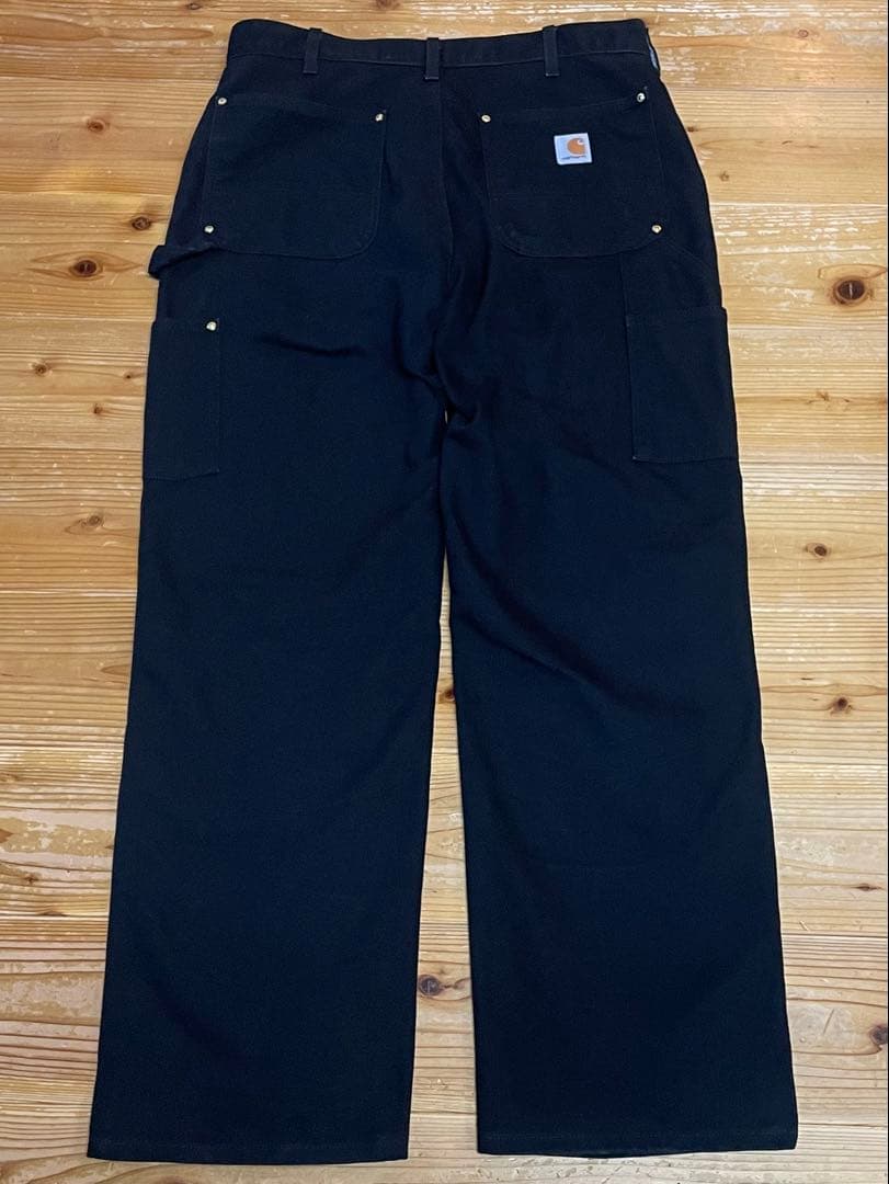 カーハート　ダブルニー　USA製 B01 ブラック　W34L30