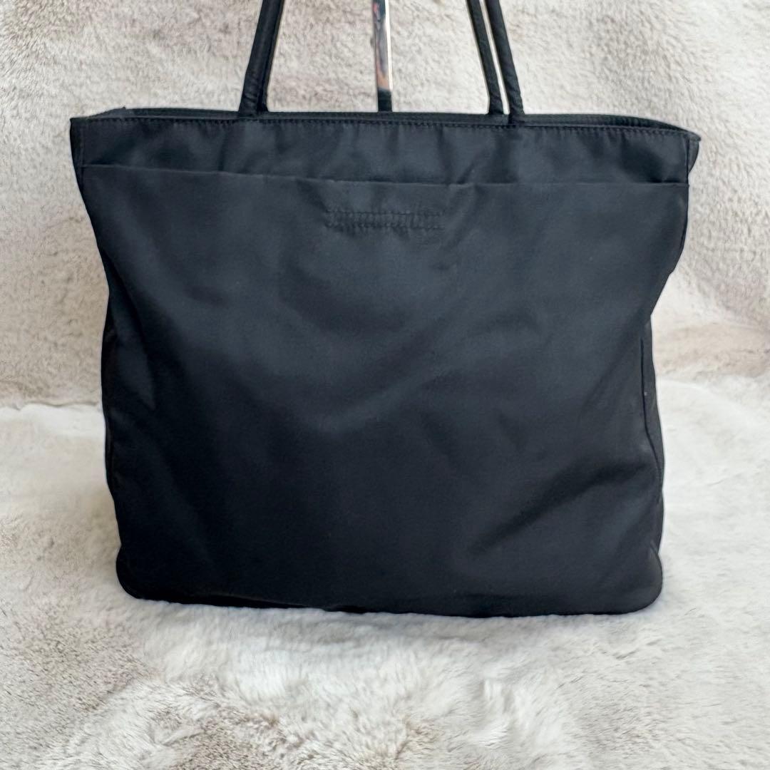 【K様】PRADAブラック　トートバッグ　ハンドバッグ　ナイロン　テスート