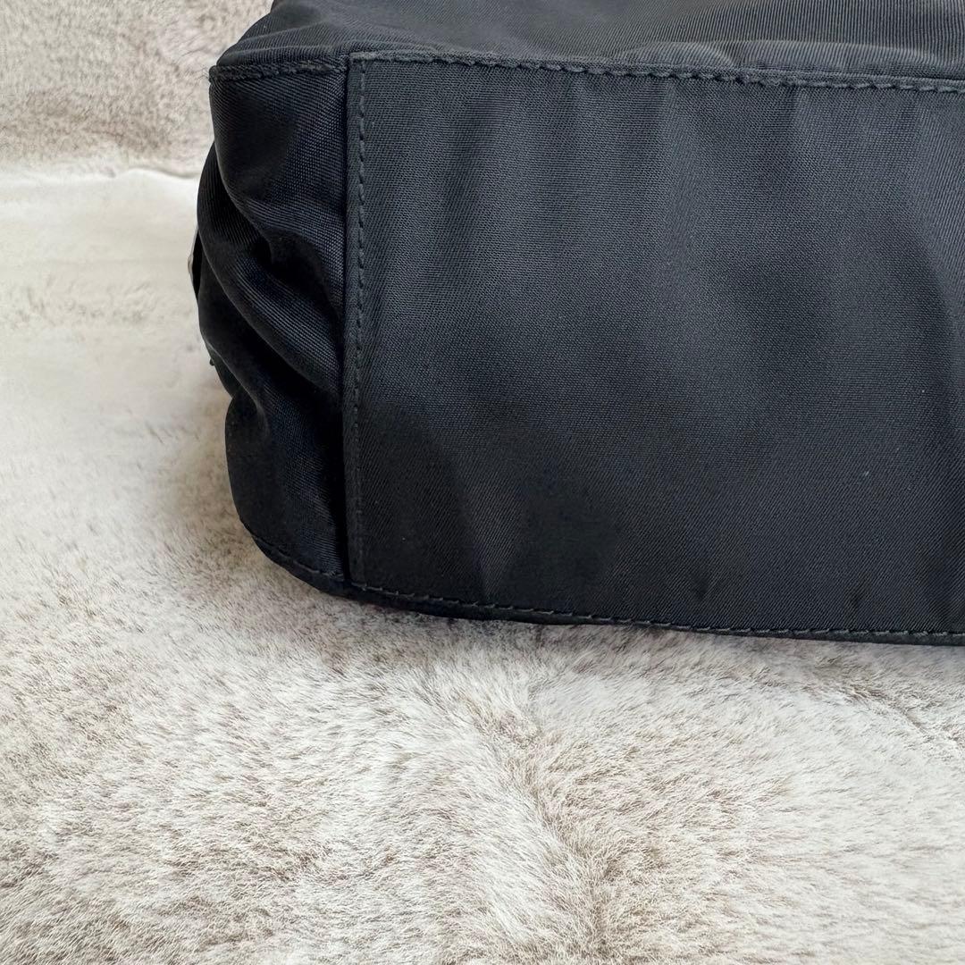 【K様】PRADAブラック　トートバッグ　ハンドバッグ　ナイロン　テスート