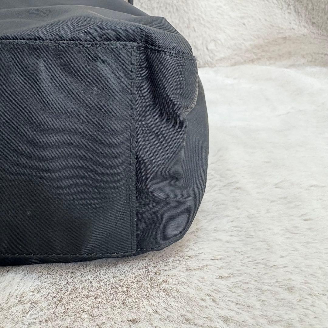 【K様】PRADAブラック　トートバッグ　ハンドバッグ　ナイロン　テスート