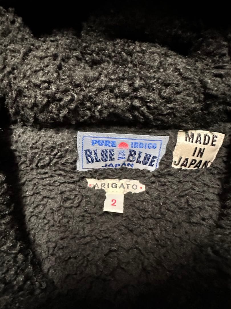 BLUE BLUE 聖林公司 / ハリラン ヘビースウェットフード付きコート2