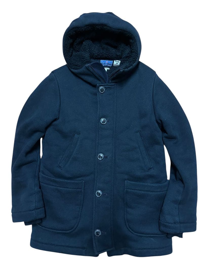 BLUE BLUE 聖林公司 / ハリラン ヘビースウェットフード付きコート2