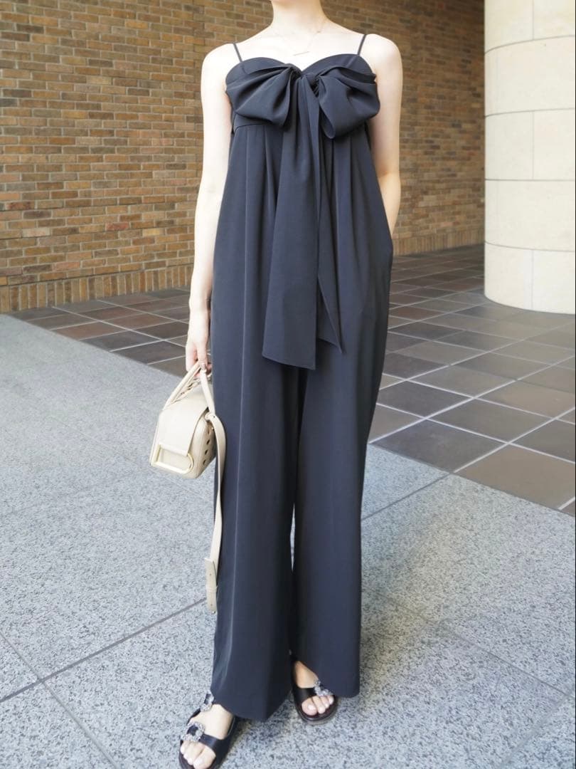 hyeon へヨン リボンオールインワン