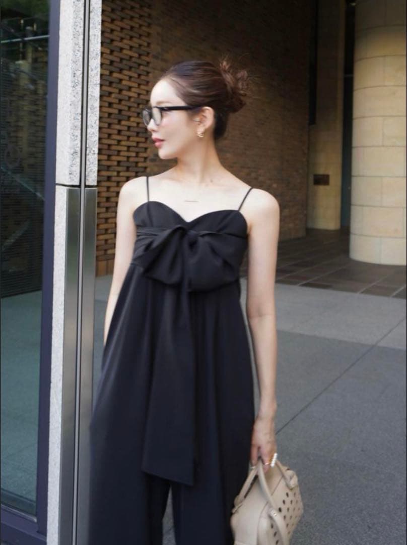 hyeon へヨン リボンオールインワン