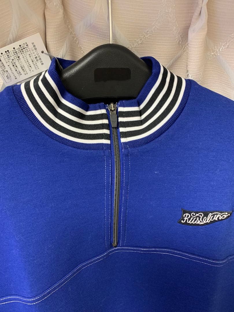 骨プリント ハーフジップセーター　ラッセルノ　スカル　サイズ5 新品タグ付き