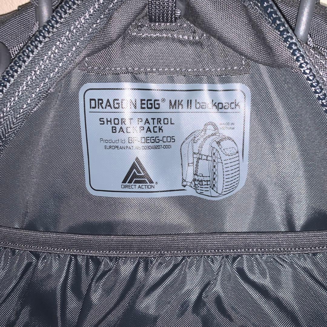 DIRECT ACTION DRAGON EGGMK2ドラゴンエッグバックパック