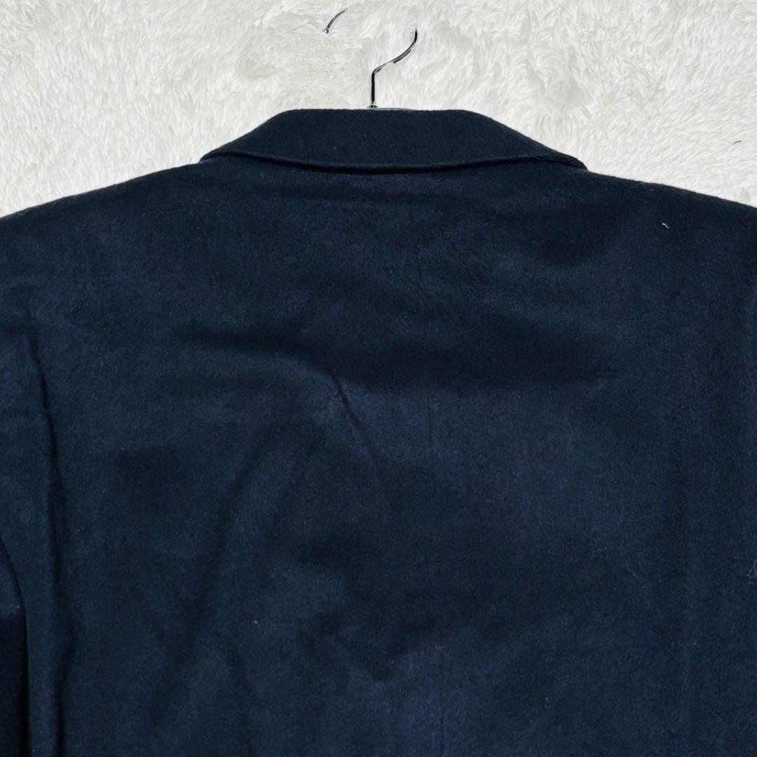 希少 70s ENRICO COVERI イタリア 金ボタン カシミヤ 紺ブレ