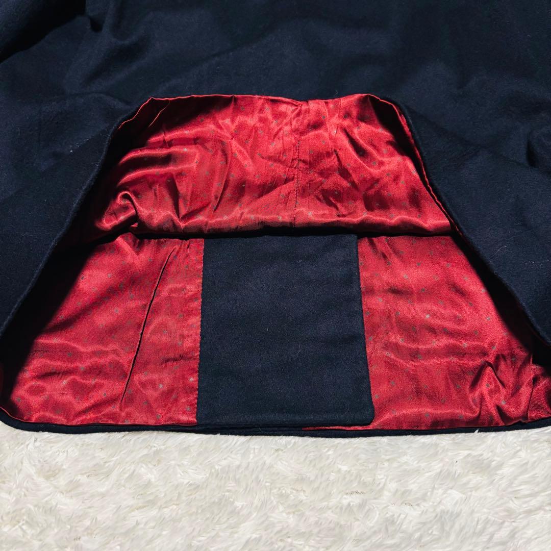 希少 70s ENRICO COVERI イタリア 金ボタン カシミヤ 紺ブレ