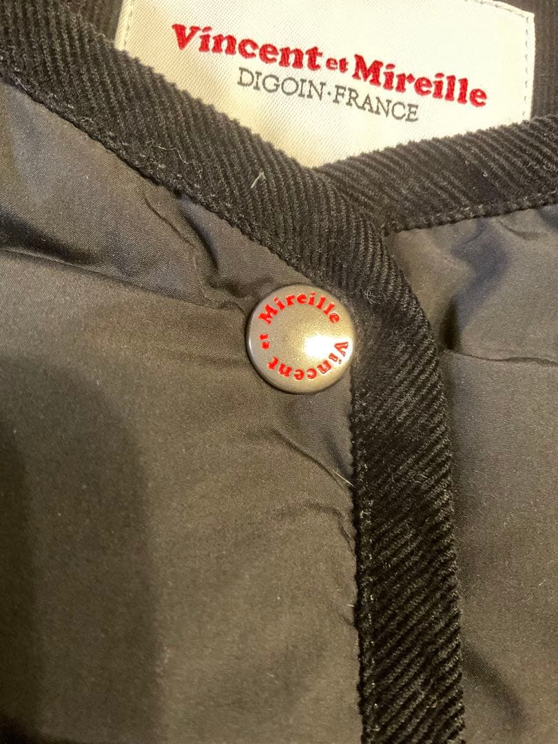 美品　Vincent et Mireille ステッチレスダウンベスト　36