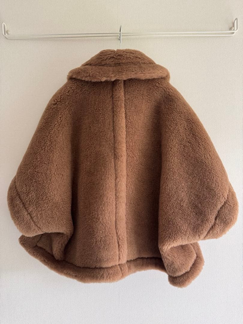 Max Mara ケープ　SMサイズ　ブラウン