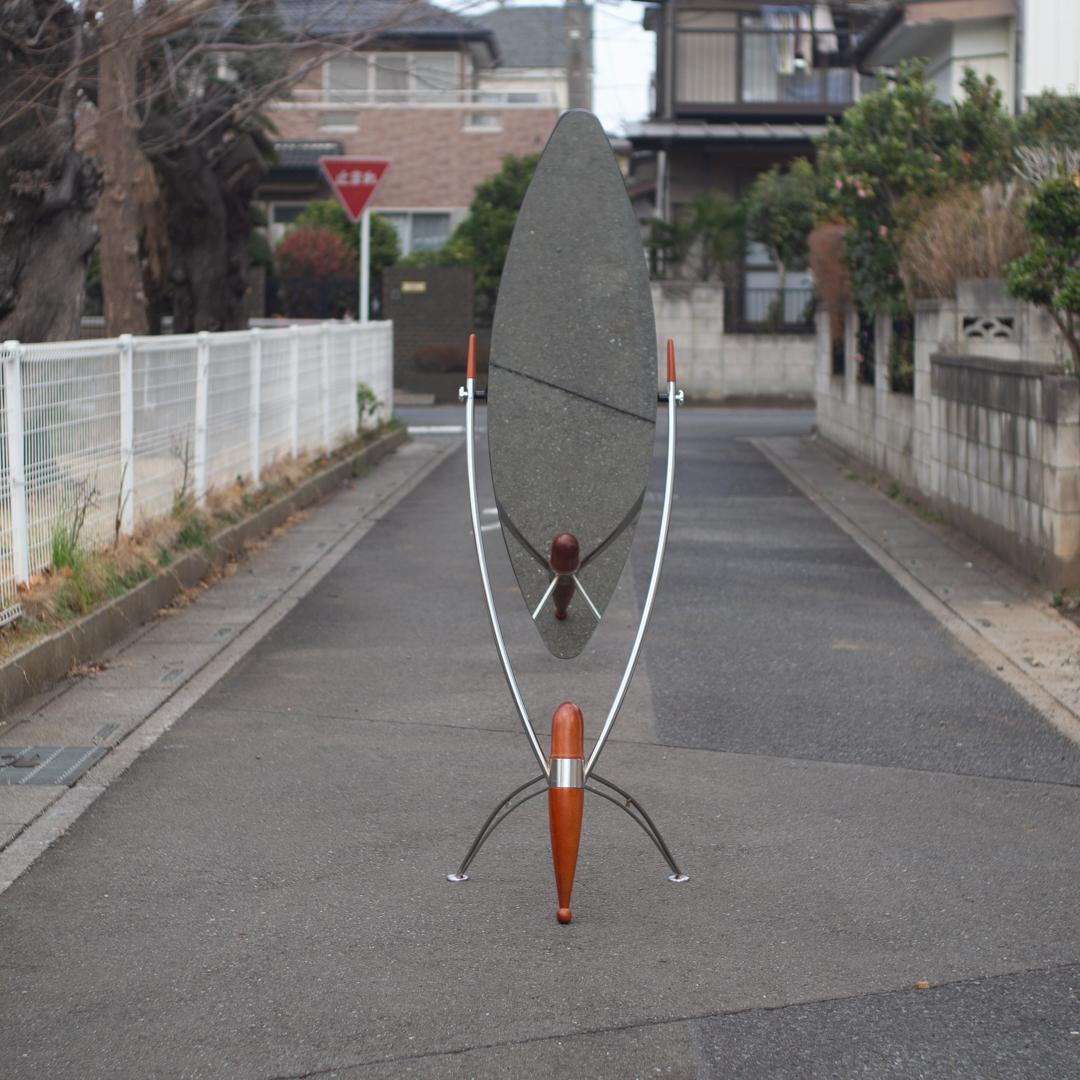 レア スペースエイジ スタンドミラー 姿見 鏡 DULTON ダルトン