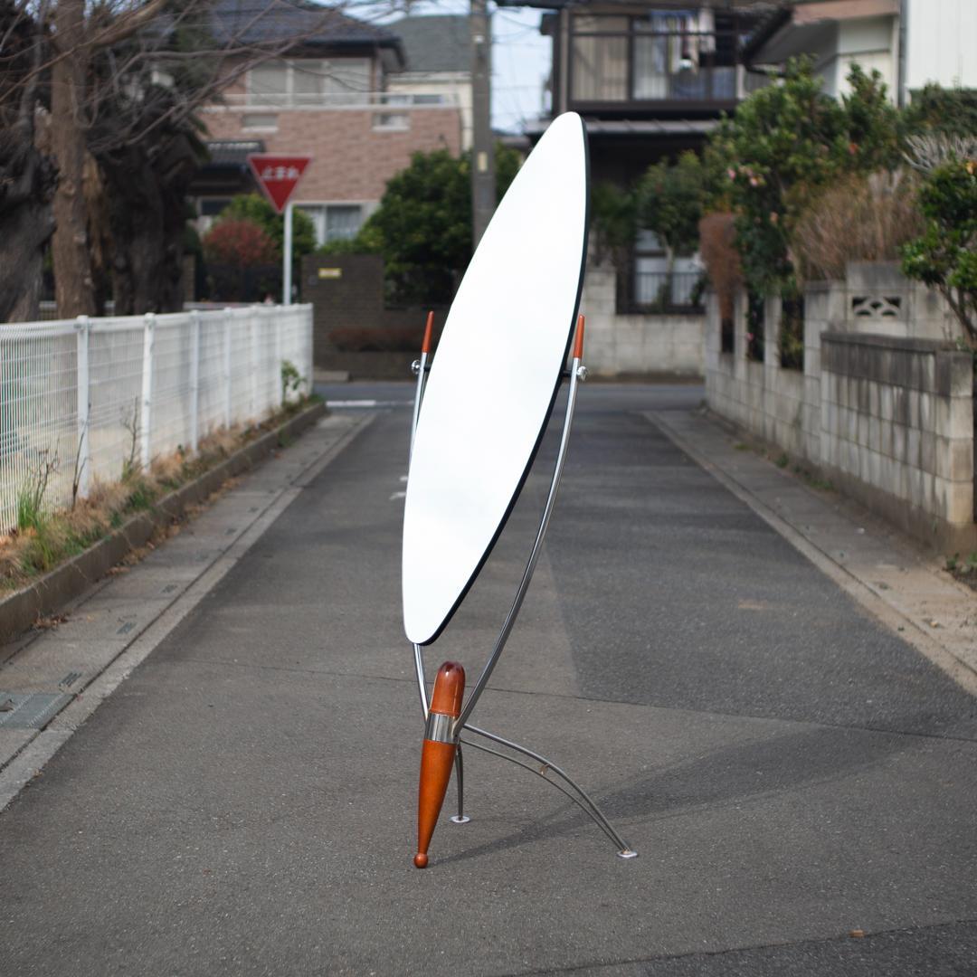 レア スペースエイジ スタンドミラー 姿見 鏡 DULTON ダルトン