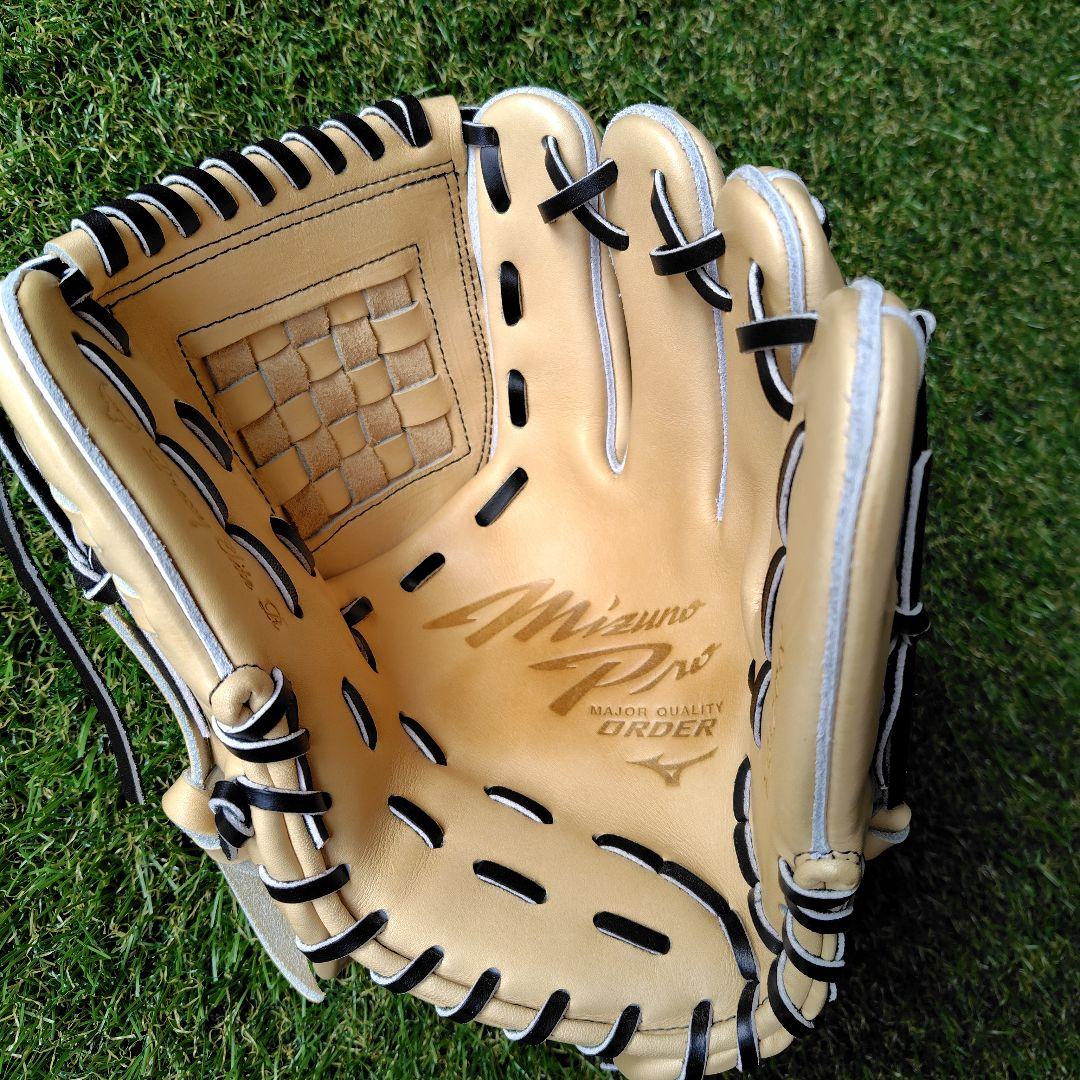 新品ミズノプロ 軟式オプションオーダーHAGAJAPANグローブ 坂本モデル