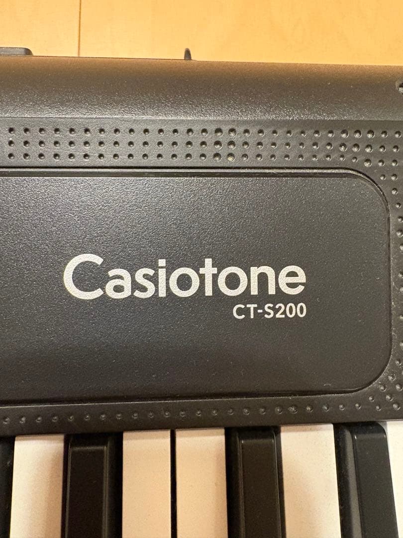 カシオトーン Casiotone CT-S200電子キーボード 61鍵盤　黒