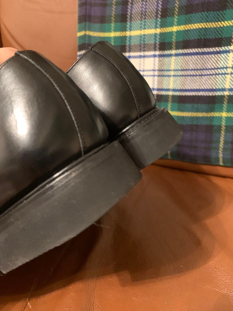 TOOLS AND CONSTRUCTION Uチップシューズ ブラック 41h