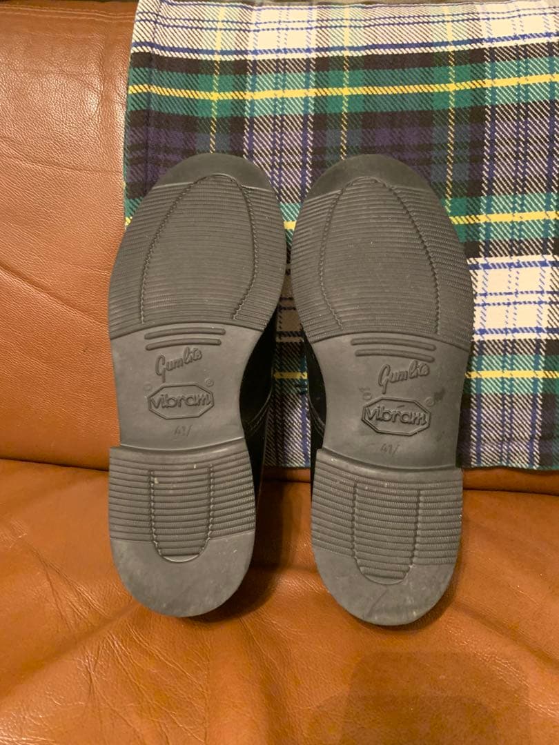 TOOLS AND CONSTRUCTION Uチップシューズ ブラック 41h