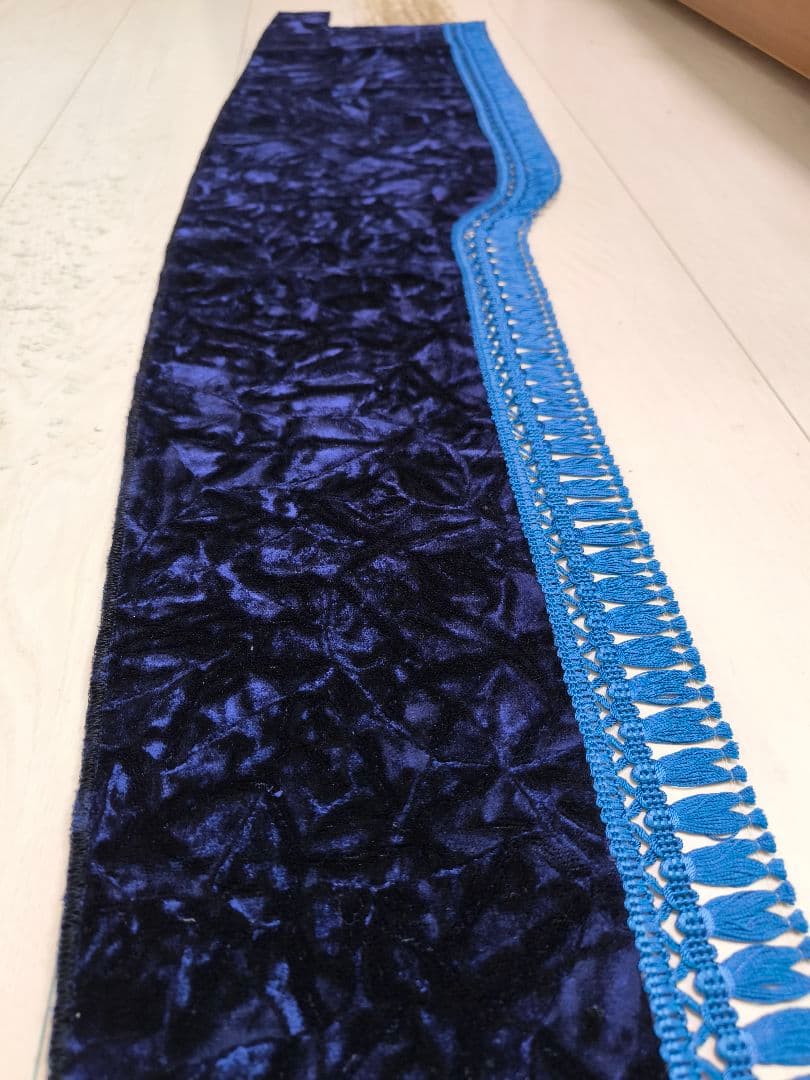 10ソアラサイズ！チンチラダッシュマット！ブルー　旧車当時物ラブ灯水中花