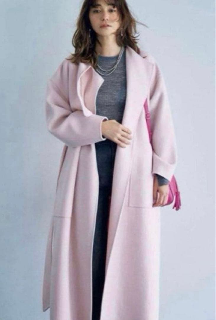 アンクレイヴ　ウールリバーロングコート　サイズ1