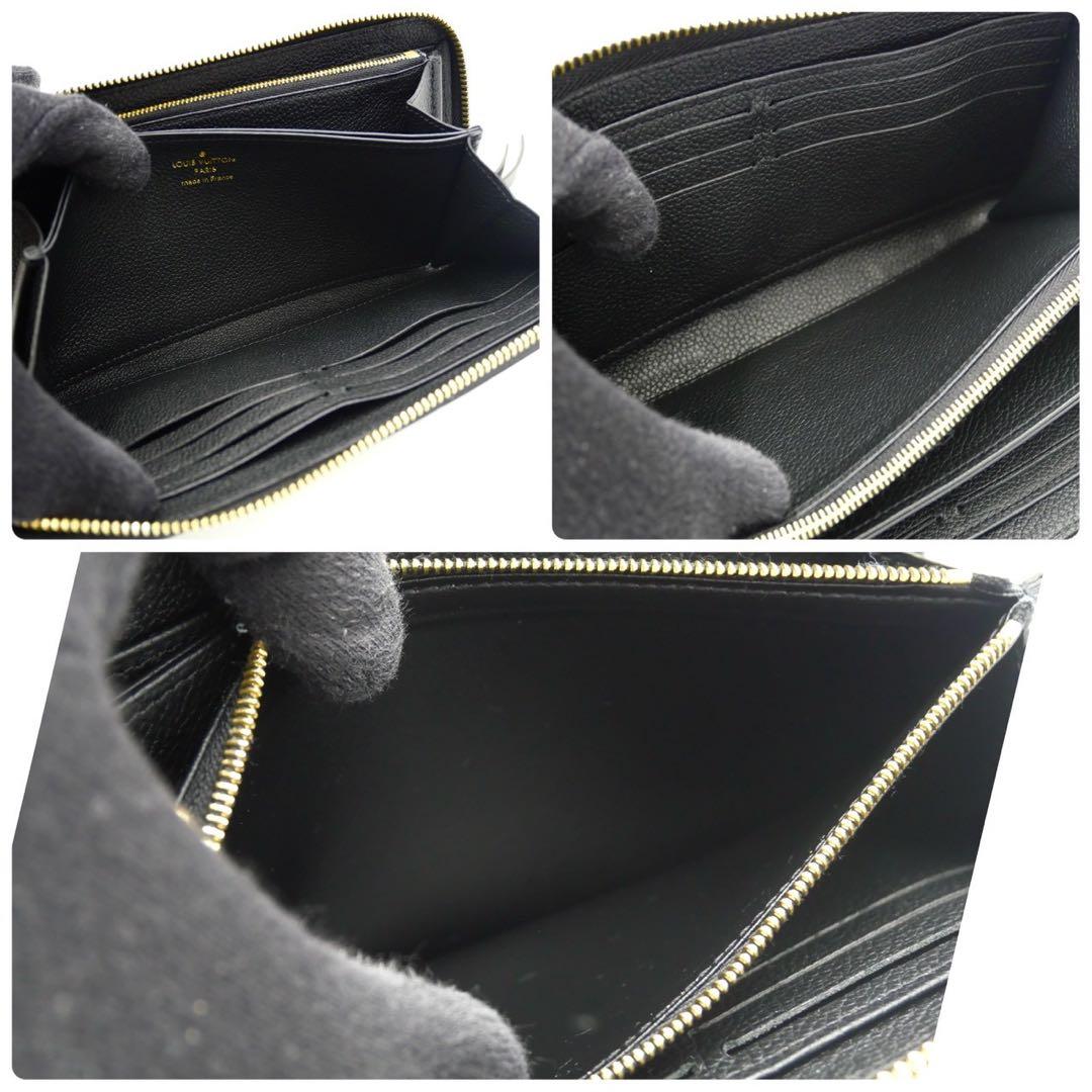 ルイヴィトン アンプラント ジッピーウォレット ブラック 長財布 モノグラム 黒