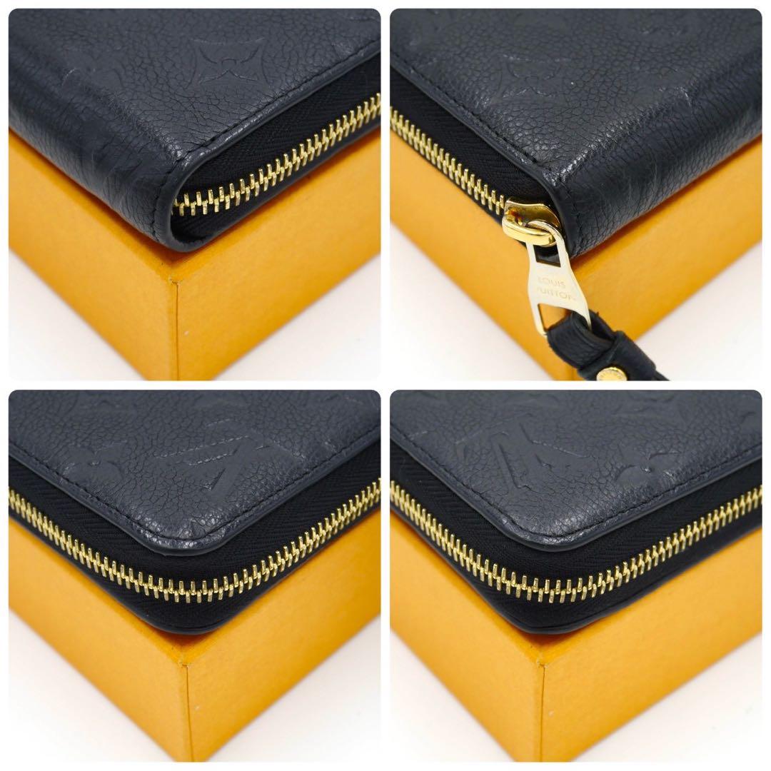 ルイヴィトン アンプラント ジッピーウォレット ブラック 長財布 モノグラム 黒