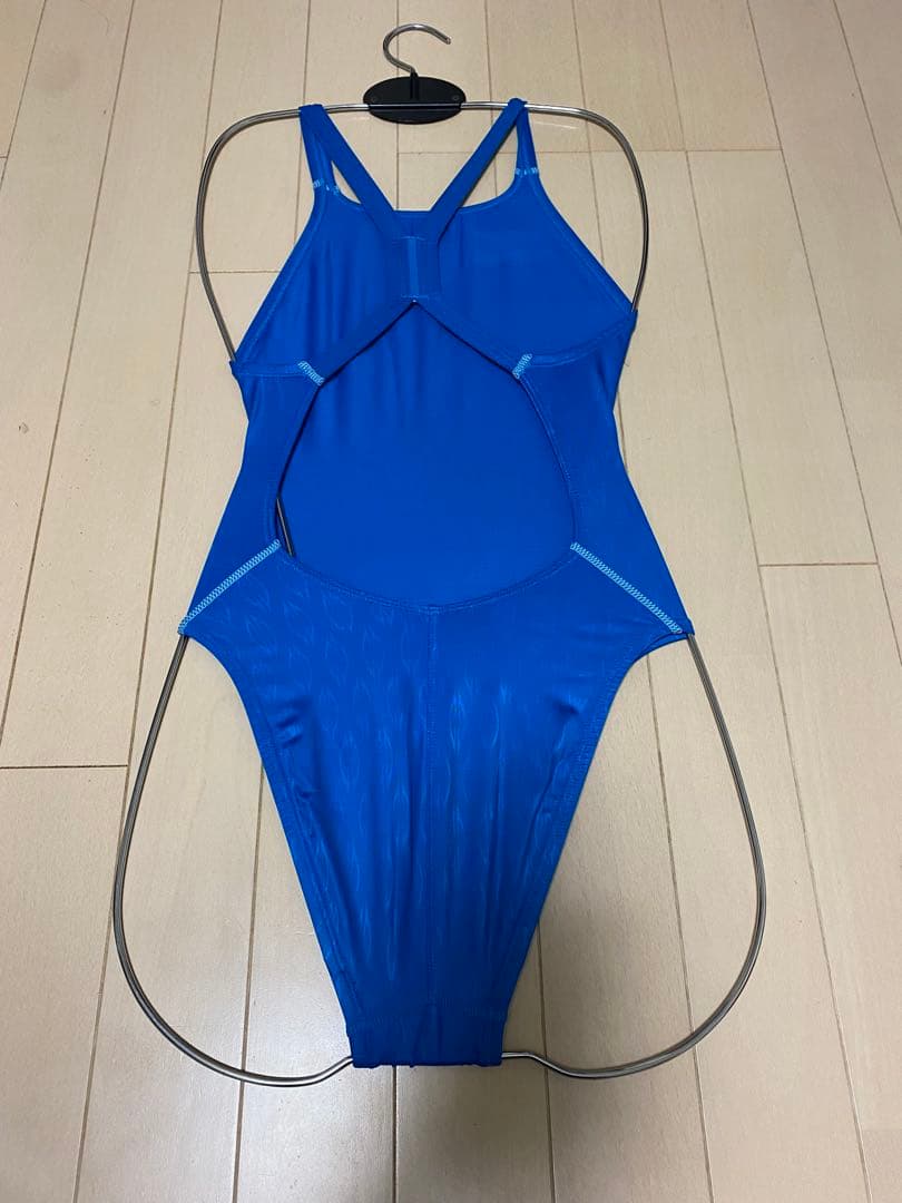 Mizuno スポーツ用水着 青 ストラップタイプ　競泳水着